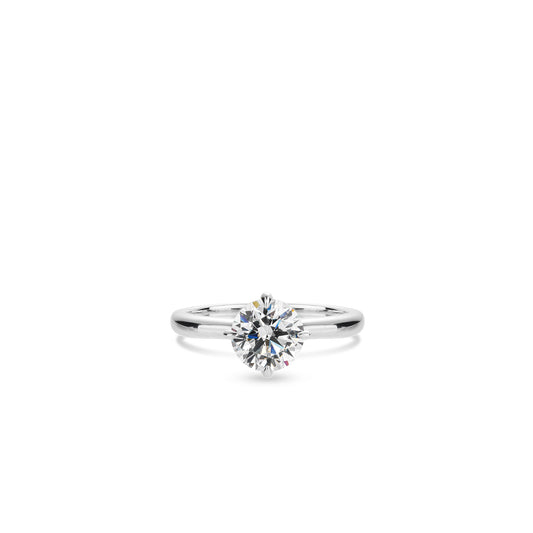 Wedding collection: 4 prong Round brilliant cut solitaire engagement/wedding ring (3 carat)