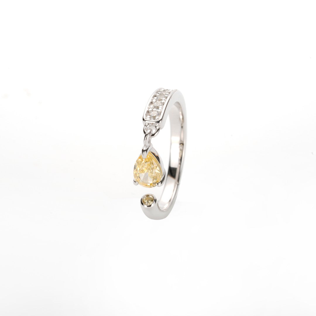 Yellow Tassel Pinkie Ring/Toe Ring