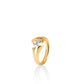 Pre-order Golden time collection: Parisian Star Golden hourglass Ring