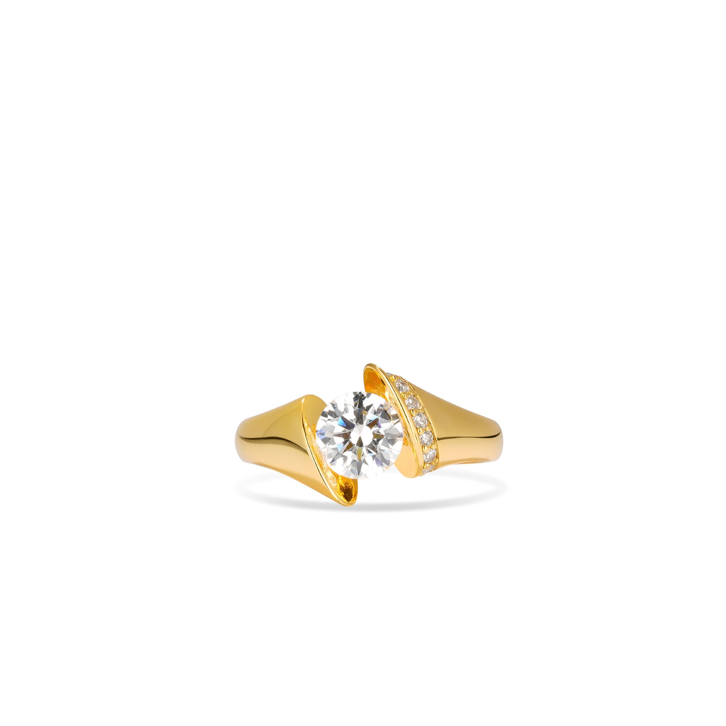 Pre-order Golden time collection: Parisian Star Golden hourglass Ring