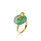 High Jewelry collection: Luxury Dulong Jade Amulet “Lucky Koi fish ” Ring