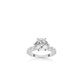 Wedding collection: Firework-cut detailed Solitaire Engagement/Wedding Ring.（3 carat)