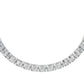Bespoke customized design: Asscher-cut tennis necklace (262.3 carat)