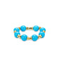 Limited Edition: Dyed Blue Turquoise Sphere Vintage Bracelet.