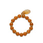 Limited Peach Fuss collection: Hand-Carved Goldfish with beads Bracelet