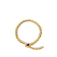 Golden time collection: Modern "Red Wine droplet" Spiritual Snake Bracelet