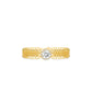 Golden time collection: Brilliant “Woven Interlocking” wide Bracelet