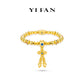 Pre-order Golden time collection: Luxury "Vajra Dorje Pestle with Golden Beads" detailed Y-shape Bracelet (Unisex)