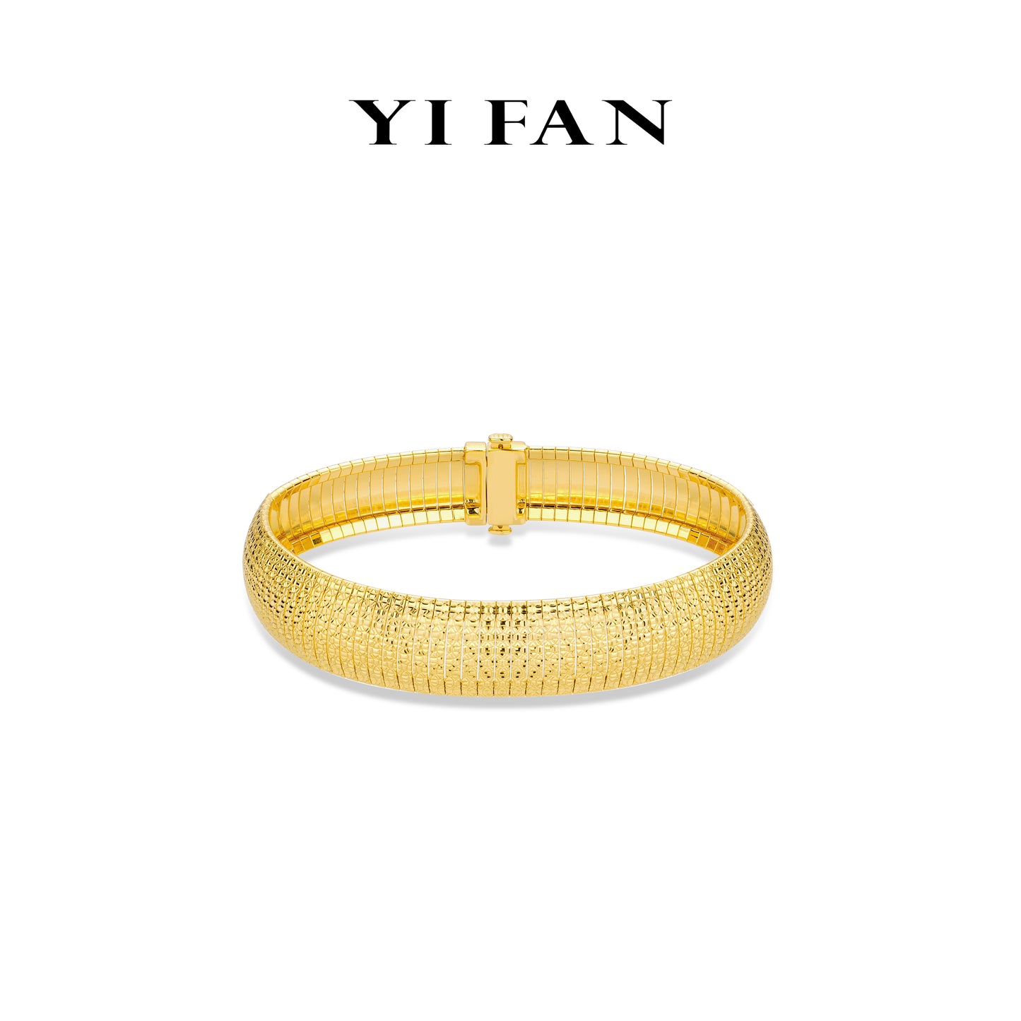 Pre-order Minimalist collection: Unique Carved "Golden Dazzling Serpent" Wide Bracelet