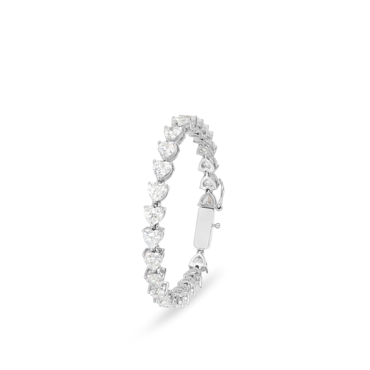 Wedding collection: "Icy Hearts" Tennis Bracelet