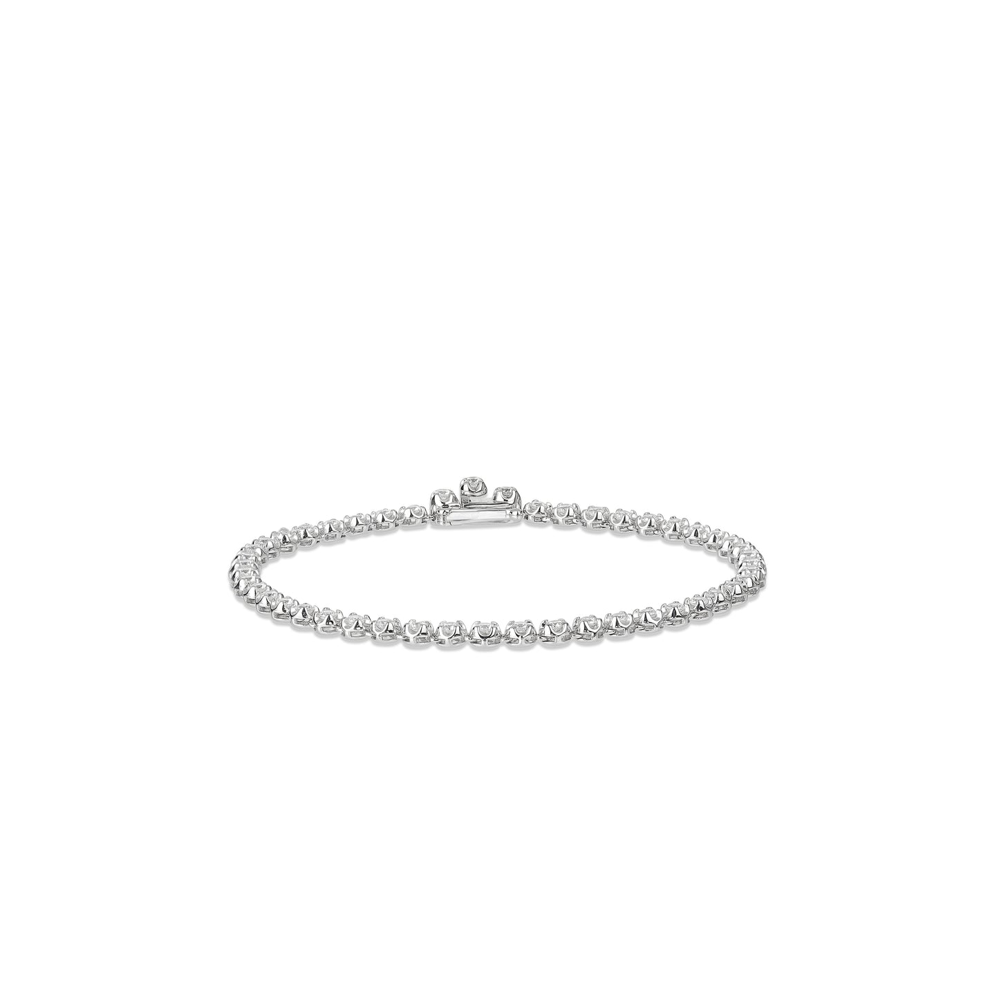 Welfare Exclusive-Wedding collection: "Brilliant Crown" Tennis Bracelet (Unisex)