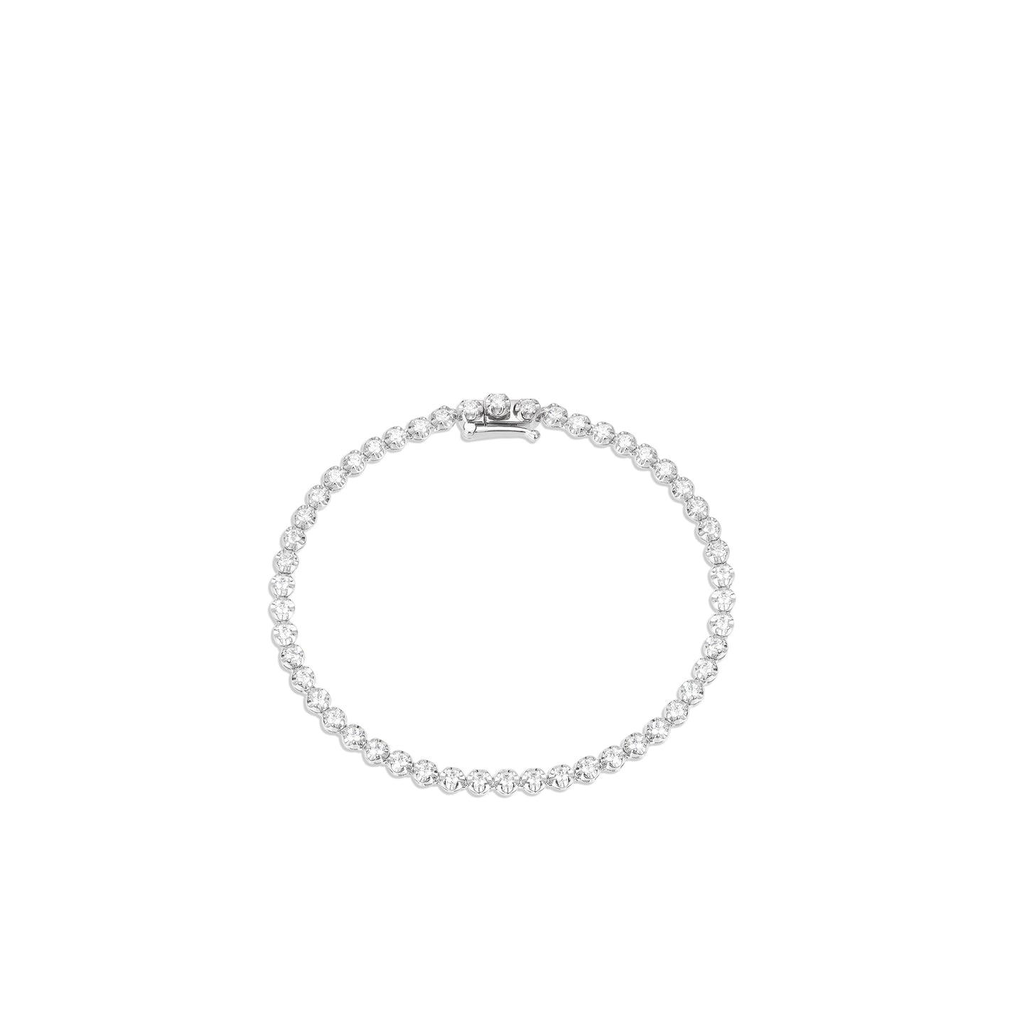 Welfare Exclusive-Wedding collection: "Brilliant Crown" Tennis Bracelet (Unisex)