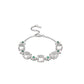 Icy Jade the "Pigeon egg with flowers" bracelet