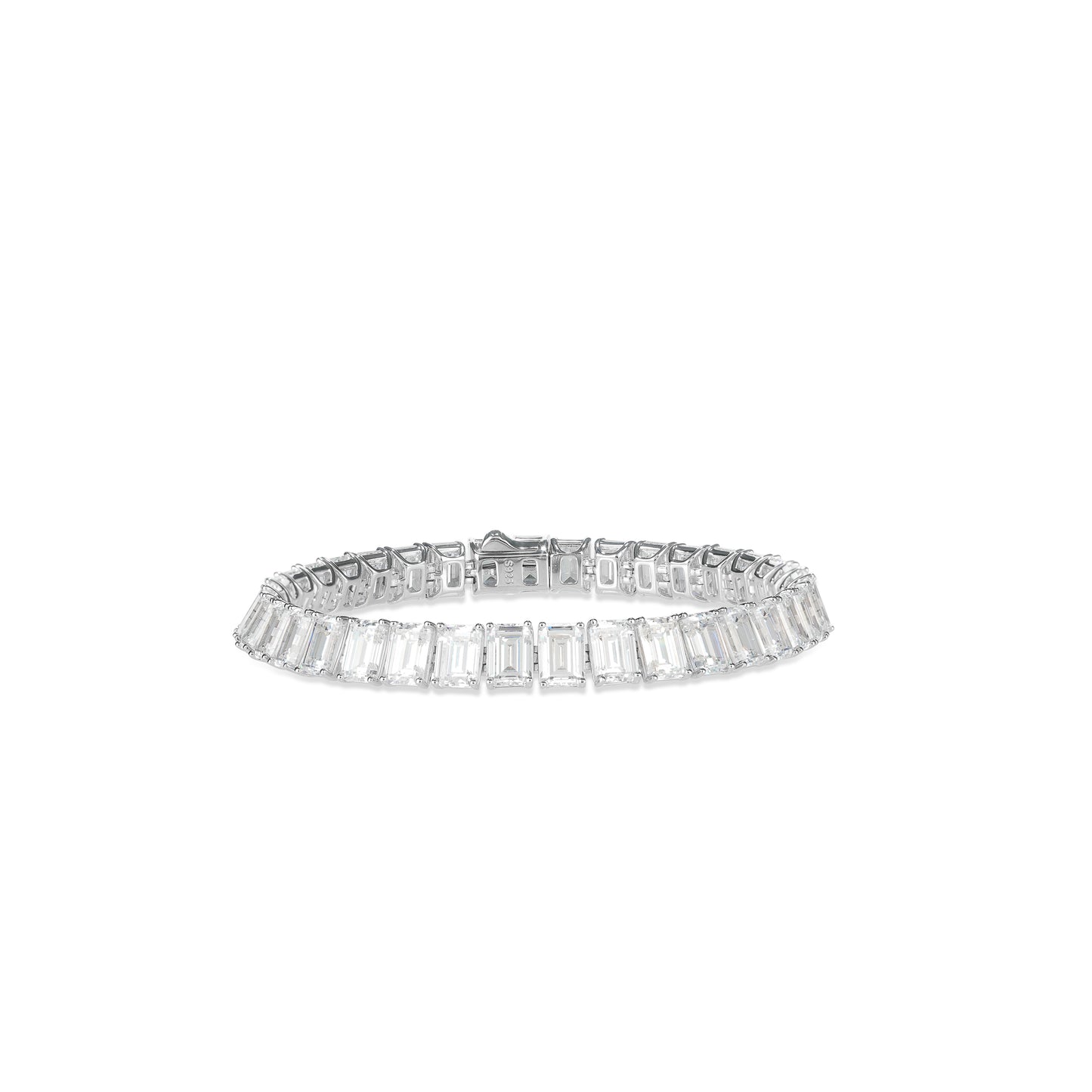 Wedding collection: Emerald-cut Tennis bracelet