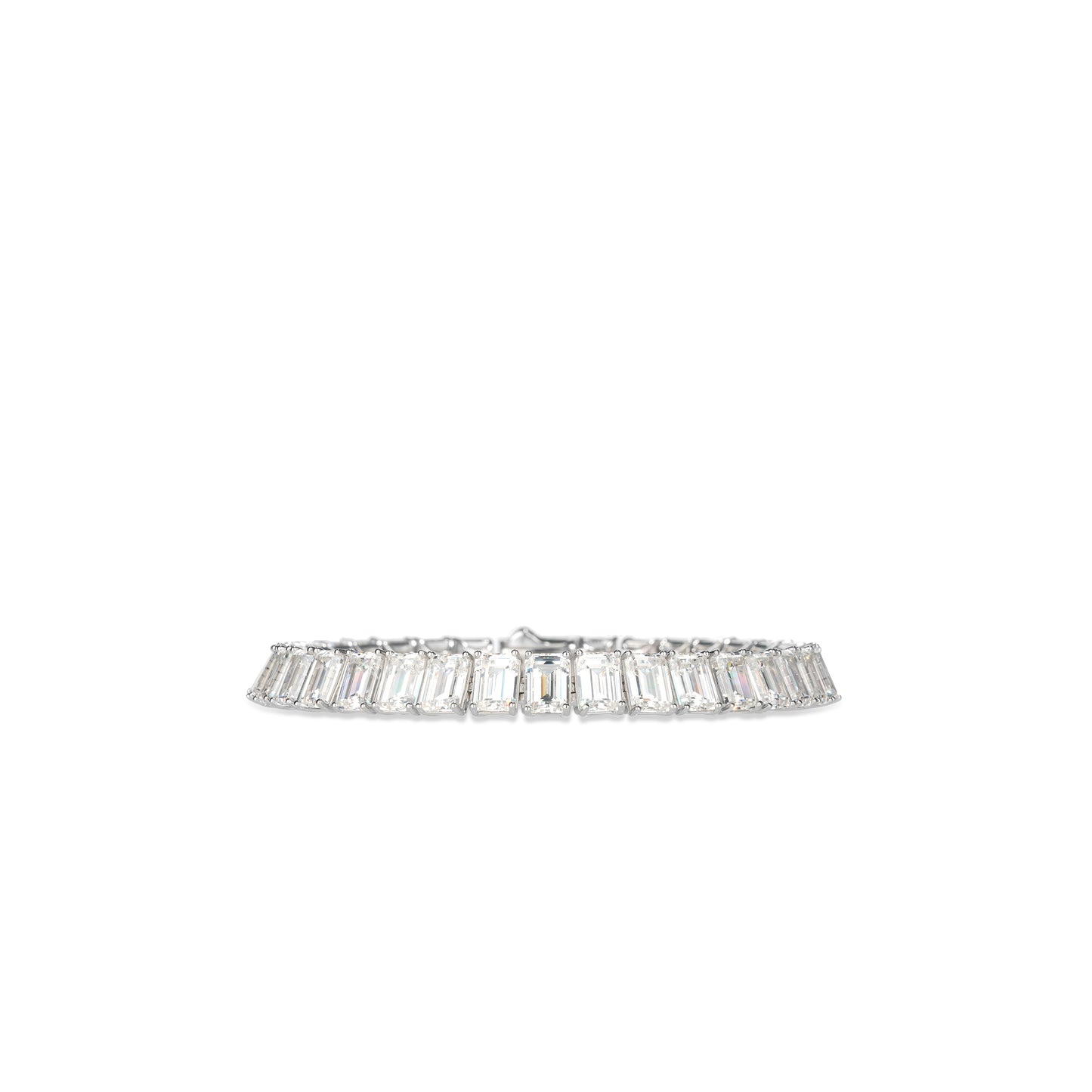 Wedding collection: Emerald-cut Tennis bracelet