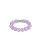 Pre-order: Pinkish purple Jade detailed bead bracelet