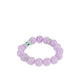 Pre-order: Pinkish purple Jade detailed bead bracelet