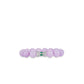 Pre-order: Pinkish purple Jade detailed bead bracelet