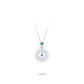 Big White Burmese Jade Safety Buckle "Ping An Kou" pendant