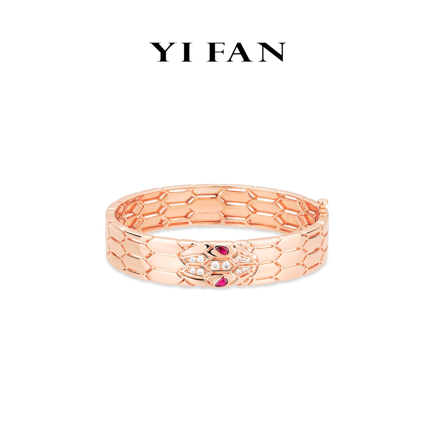 Limited Animal collection: Luxury "Red eyed Spirit Serpent" detailed Wide Bracelet/Bangle