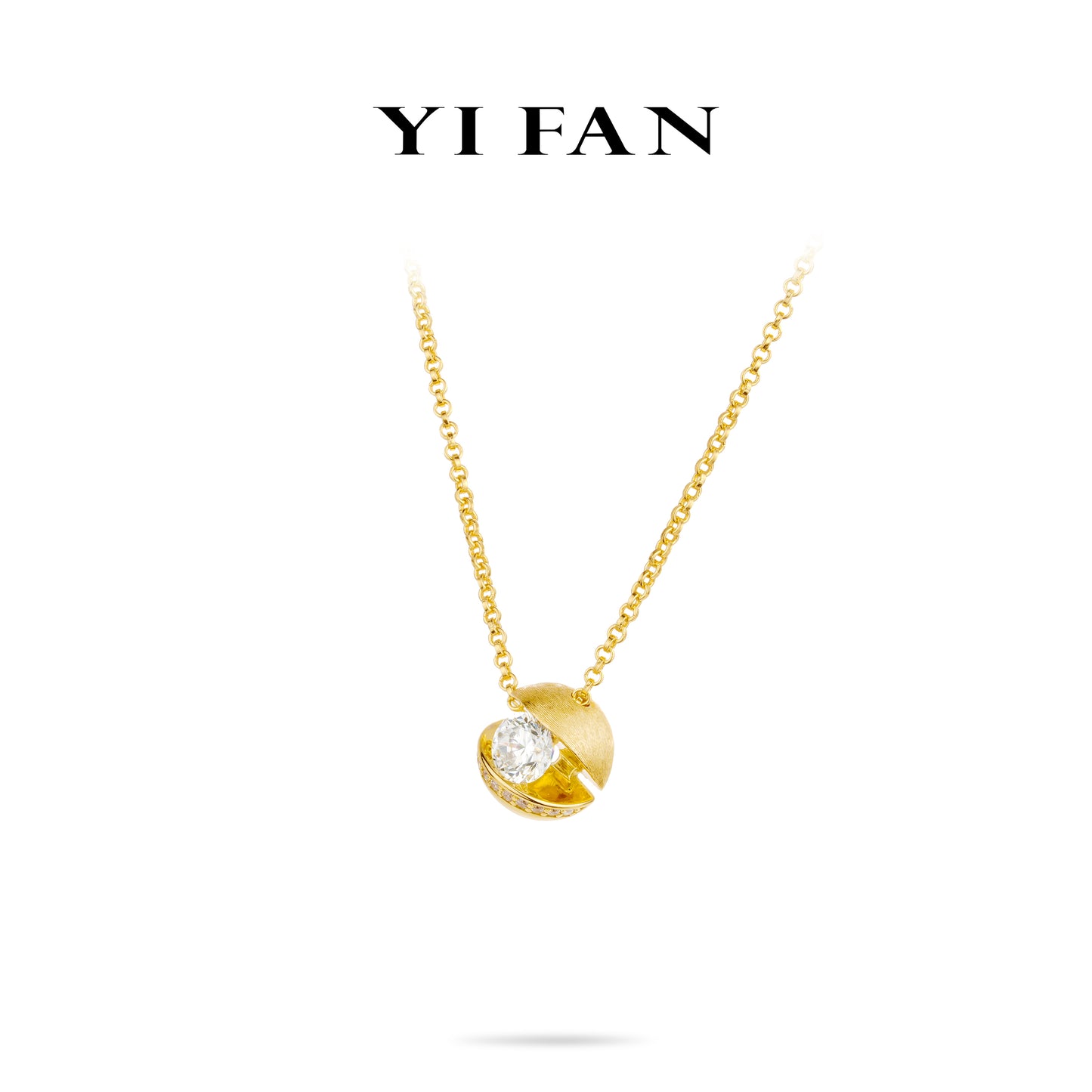 Minimalist collection: "Golden Treasure Egg" delicate Necklace (Unisex)