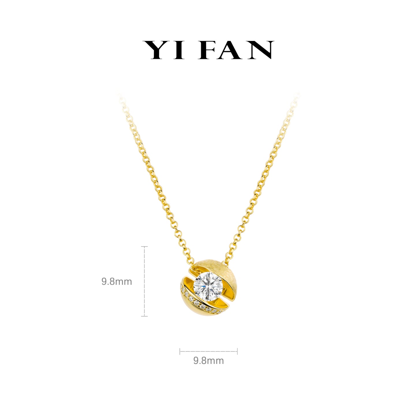 Minimalist collection: "Golden Treasure Egg" delicate Necklace (Unisex)