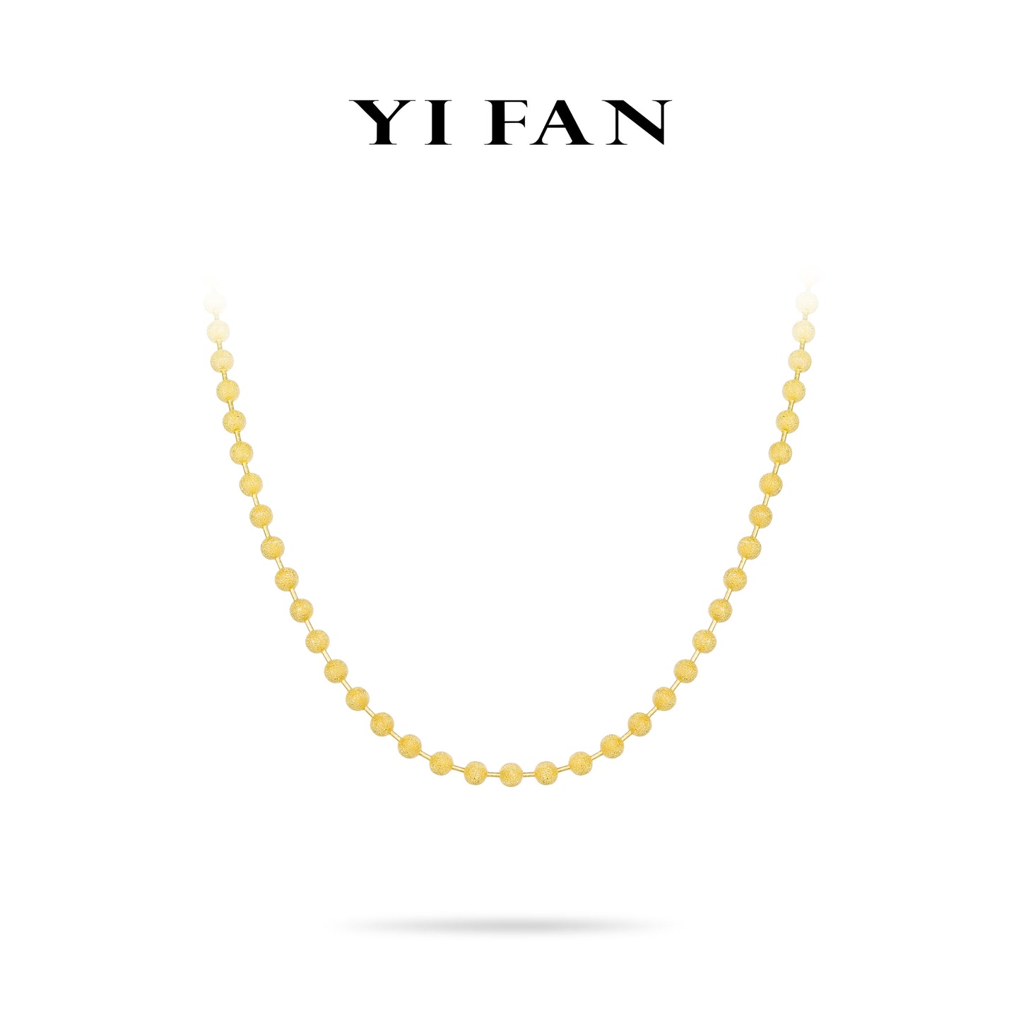 Golden time collection: Unique Stone Finish "Lucky Beans" exquisite Necklace (Unisex)