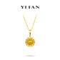 Welfare Exclusive Golden time collection: Unique "Cat's Eye Sunflower" exquisite Pendant/Necklace