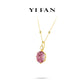 Mysterious Purple color collection: Luxury "Purple Clouds Pigeon Egg Rock" delicate Pendant/Necklace