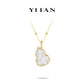 Christmas 2024 collection: Modern "Golden 2-tone Lace Treasure Gourd" exquisite Hulu Pendant/Necklace (Unisex)
