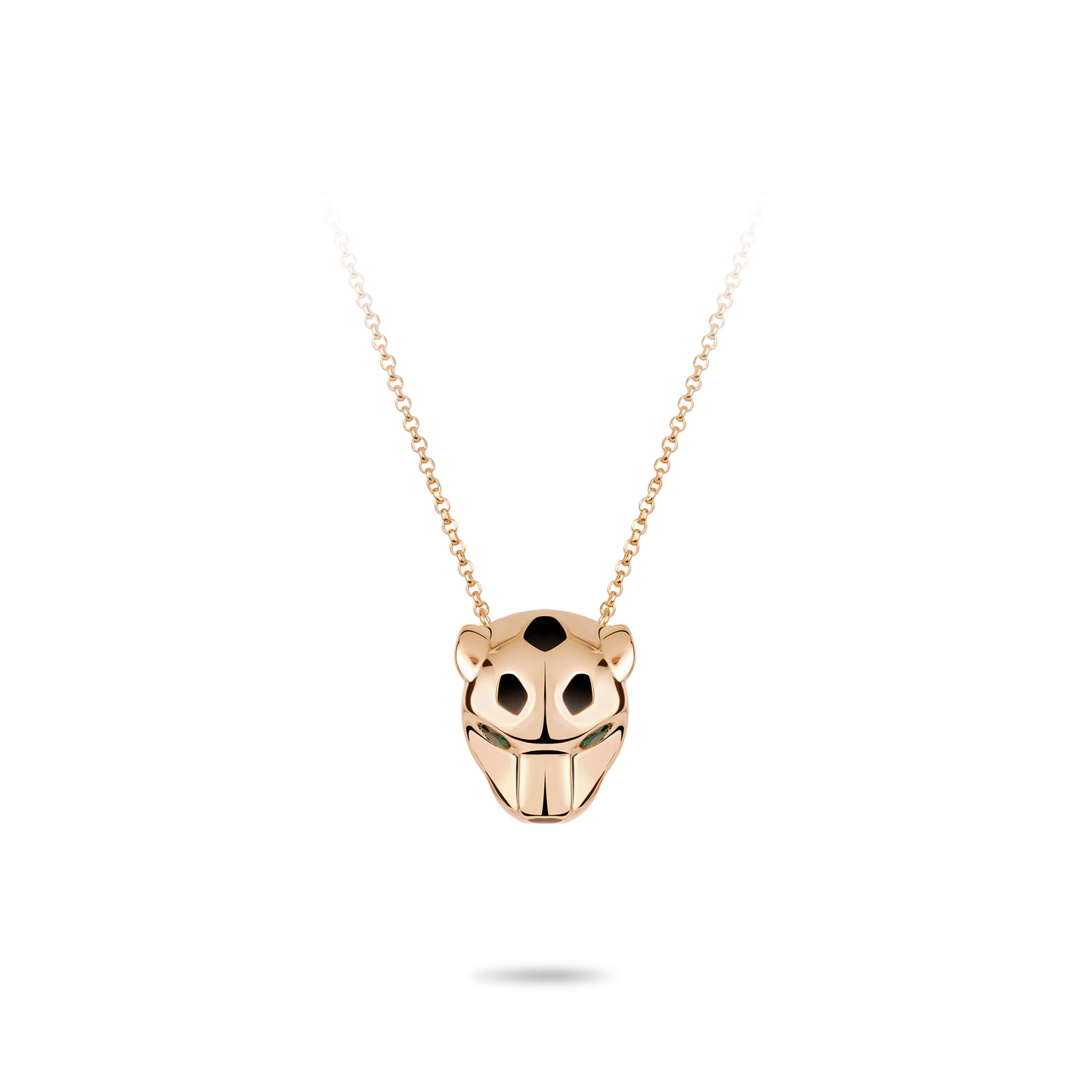Welfare Exclusive Animal collection: Modern "Champagne Golden Leopard" delicate Necklace  (Unisex)
