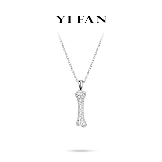 Minimalist collection: Modern "Lovely Bone" detailed Pendant/Necklace (Unisex)