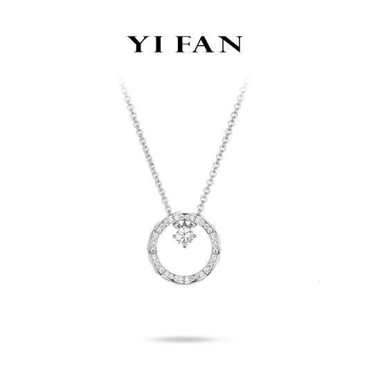 Minimalist collection: Modern "Celestial Whisper Silver Star & Moon" exquisite Necklace (Unisex)