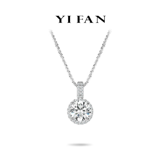 Pure Radiance Collection: Modern "Brilliant Firework unique Chain" exquisite Pendant/Necklace