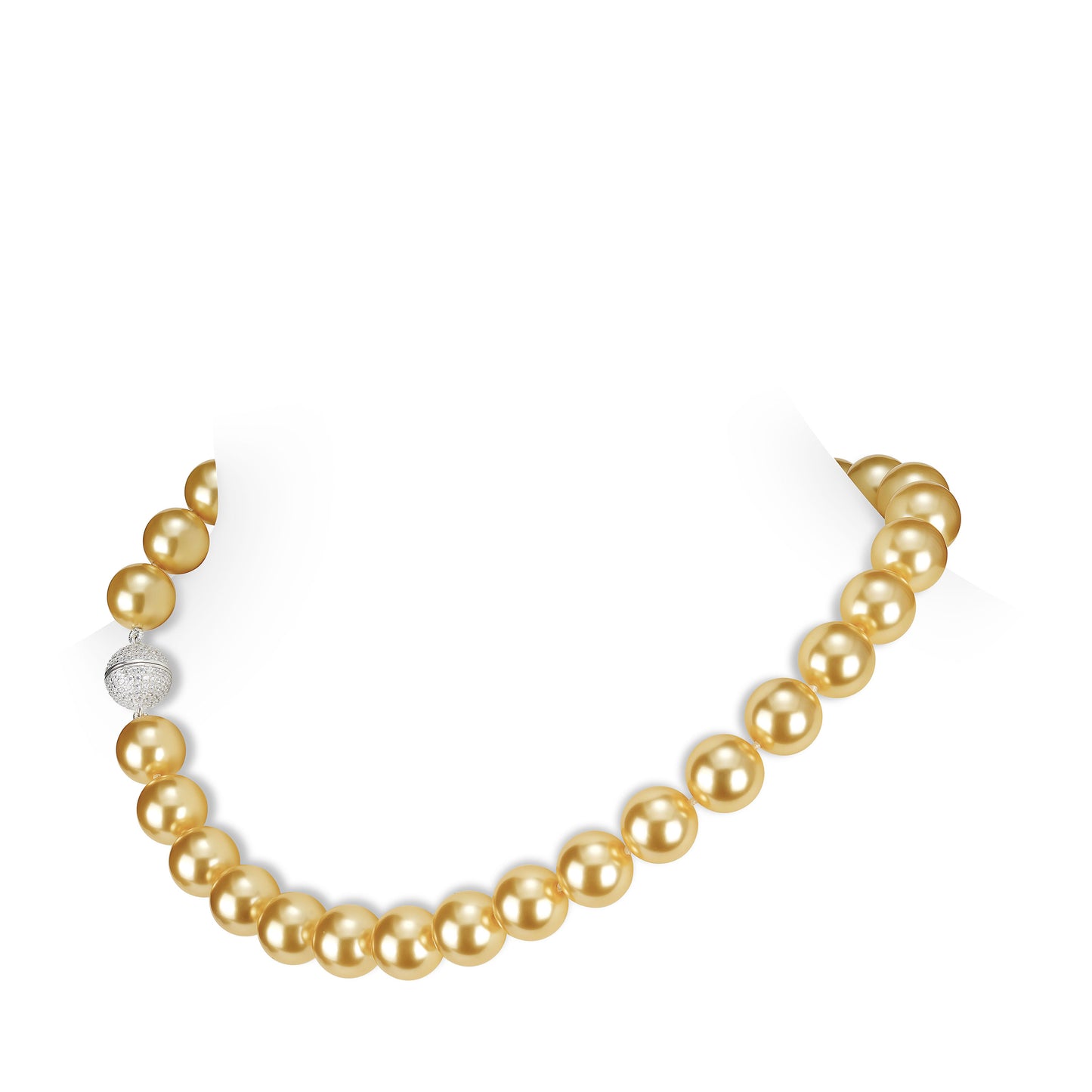 “Golden Time” Pearls Necklace