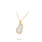 Golden time collection: White Jade Carved Bottle gourd "Hulu" Necklace