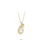 Golden time collection: White Jade PiXiu "The mythical wild animal with Lucky coins” pendant necklace