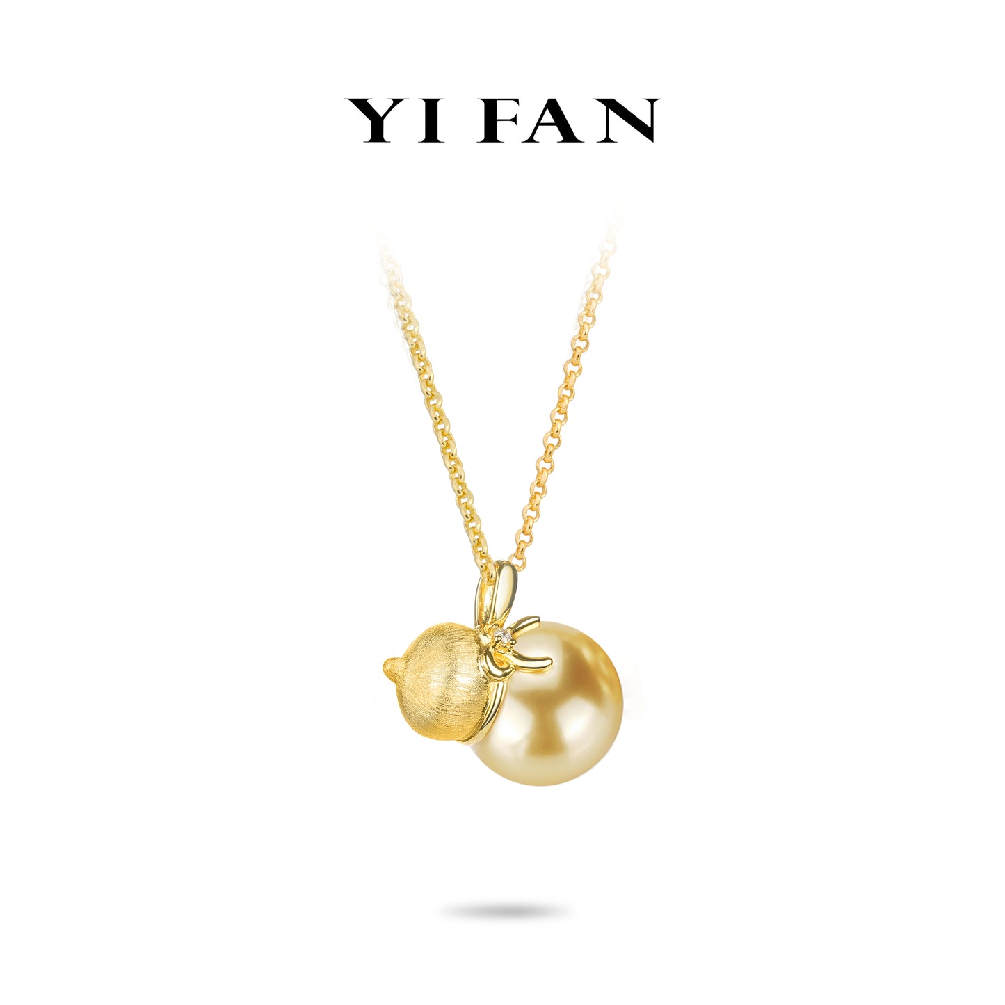 Golden time Welfare Exclusive: The Golden Pearl and "Hulu" Pendant Necklace