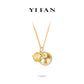 Golden time Welfare Exclusive: The Golden Pearl and "Hulu" Pendant Necklace