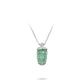 Promotion design: Green Jade “Leaf” Pendant Necklace