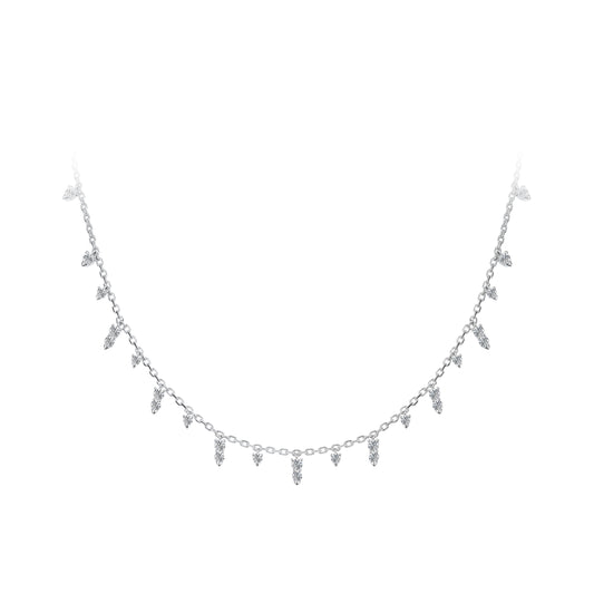 Welfare Exclusive Minimalist collection: White Tassel Necklace