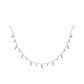 Welfare Exclusive Minimalist collection: White Tassel Necklace