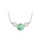 High Jewelry collection: Premium Green Blossom Jade Amulet "Ping An Kou" Modern Necklace