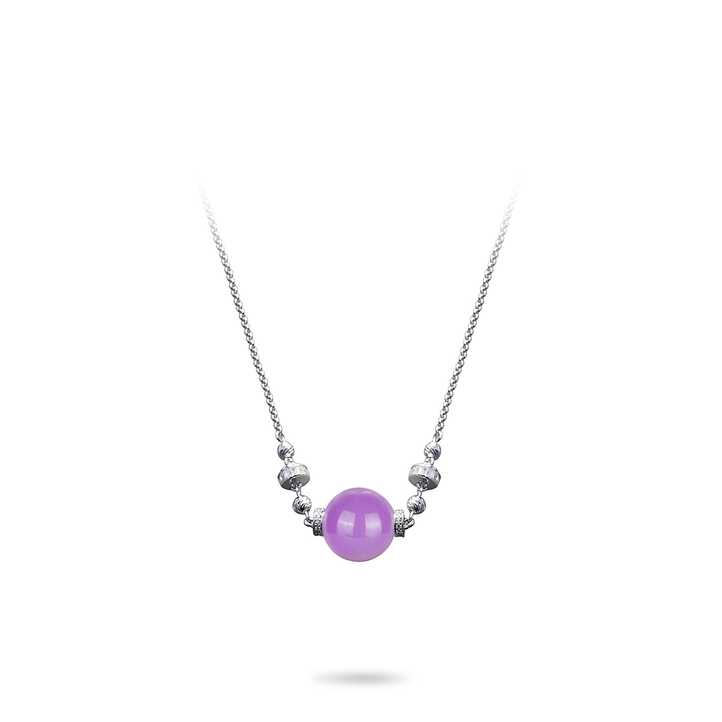 Pre-order: Modern Purple Jade Necklace