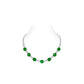 Welfare Exclusive: Modern Green jade "Legendary luminous pearls" Tennis Necklace