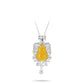 High Jewelry Collection: Yellow hand-carved Jade detailed "Perfume Bottle Hulu" Necklace