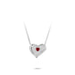 Welfare Exclusive: Modern "Red Wine heart" detailed Necklace