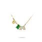 Golden time collection: Green Jade "Cute puppy with treasure" Pendant Necklace