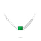 Pre-order Welfare Exclusive: Modern Green jade “Loop by loop” Unique chain Necklace (Unisex)