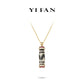 High Jewelry collection: "Tiger Tooth Tianzhu" Necklace, exquisitely adorned with the "Wushi Pillar"